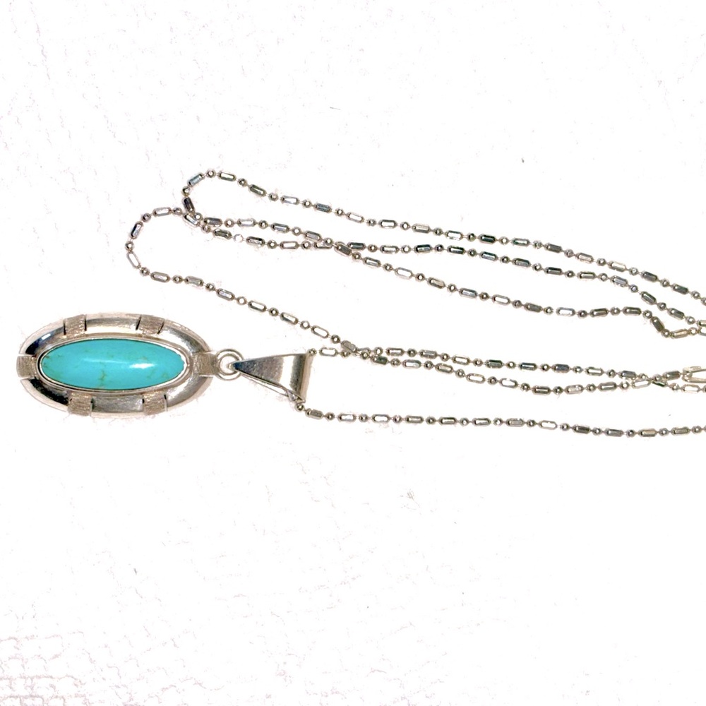 Cll Sterling & Turquoise Necklace